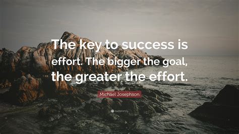quote about effort and success